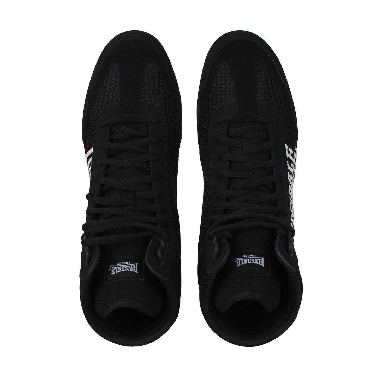 Black - Lifestyle - Lonsdale Childrens-Kids Contender Boxing Boots