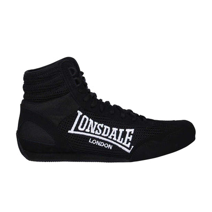 Black - Front - Lonsdale Childrens-Kids Contender Boxing Boots