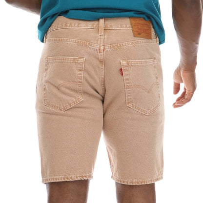 Sand - Back - Levis Mens 501 Original Shorts