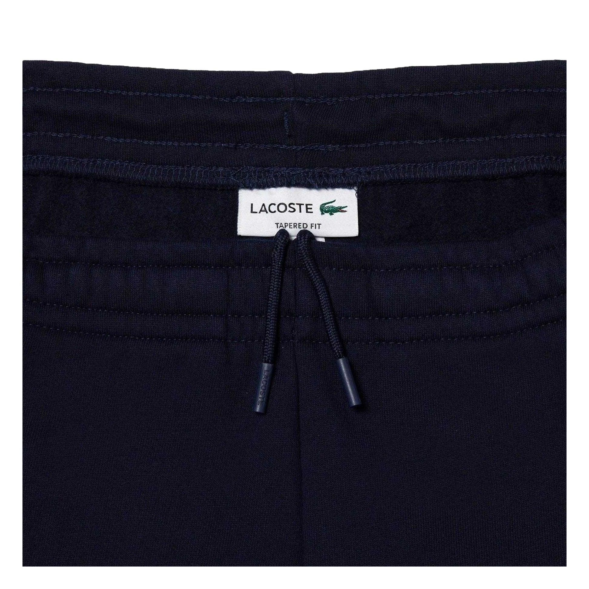 Multicoloured - Side - Lacoste Mens Fleece Cut and Sew Panel Training Joggers