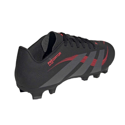 Black-Grey - Back - Adidas Mens Predator Club Firm Ground Football Boots