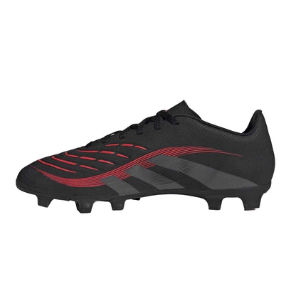 Black-Grey - Side - Adidas Mens Predator Club Firm Ground Football Boots