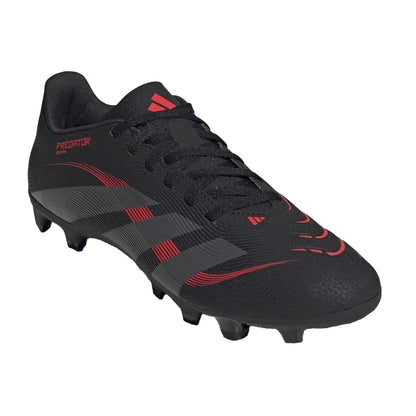 Black-Grey - Pack Shot - Adidas Mens Predator Club Firm Ground Football Boots