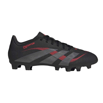 Black-Grey - Front - Adidas Mens Predator Club Firm Ground Football Boots