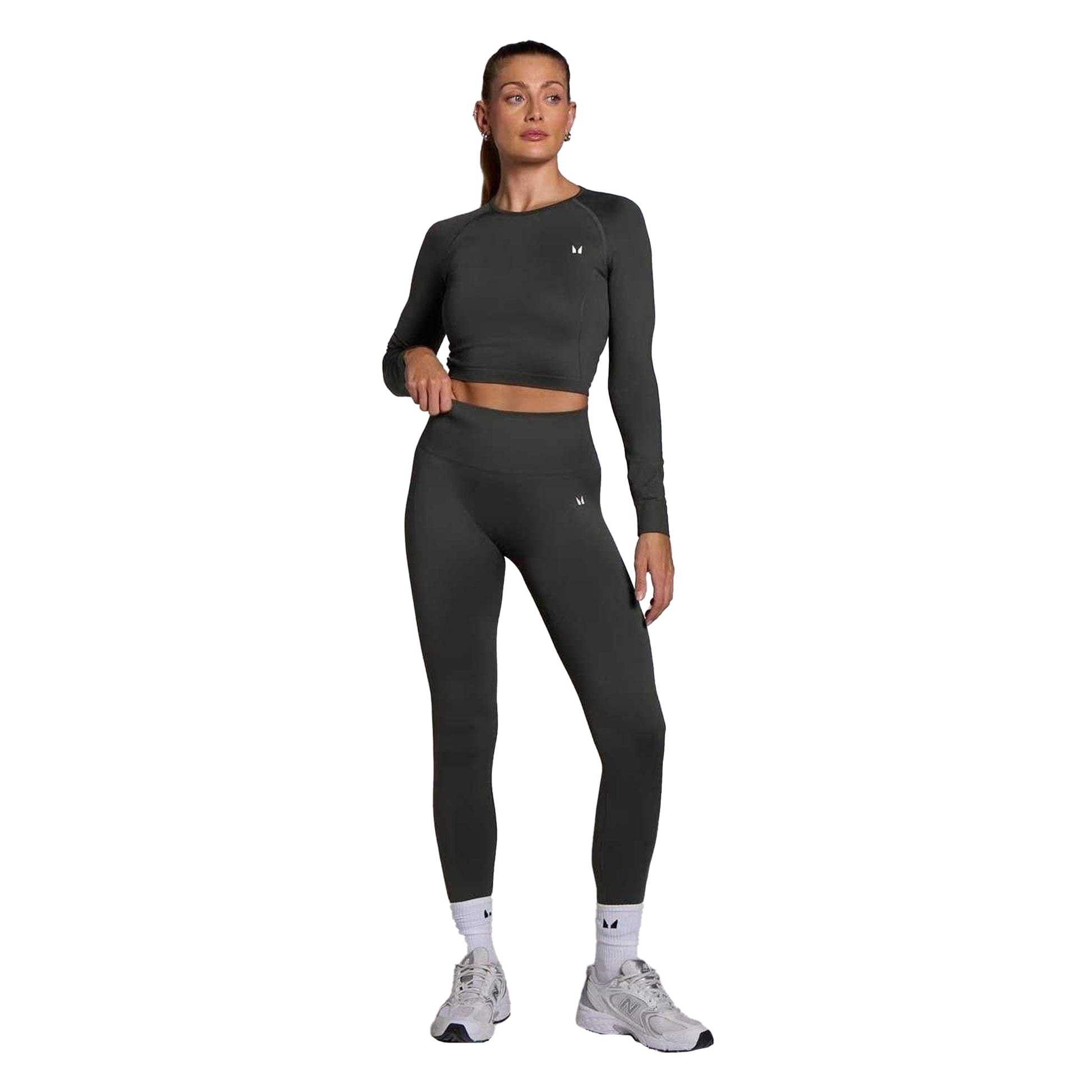 Dark Shadow - Side - MY Womens-Ladies Shape & Lift Leggings