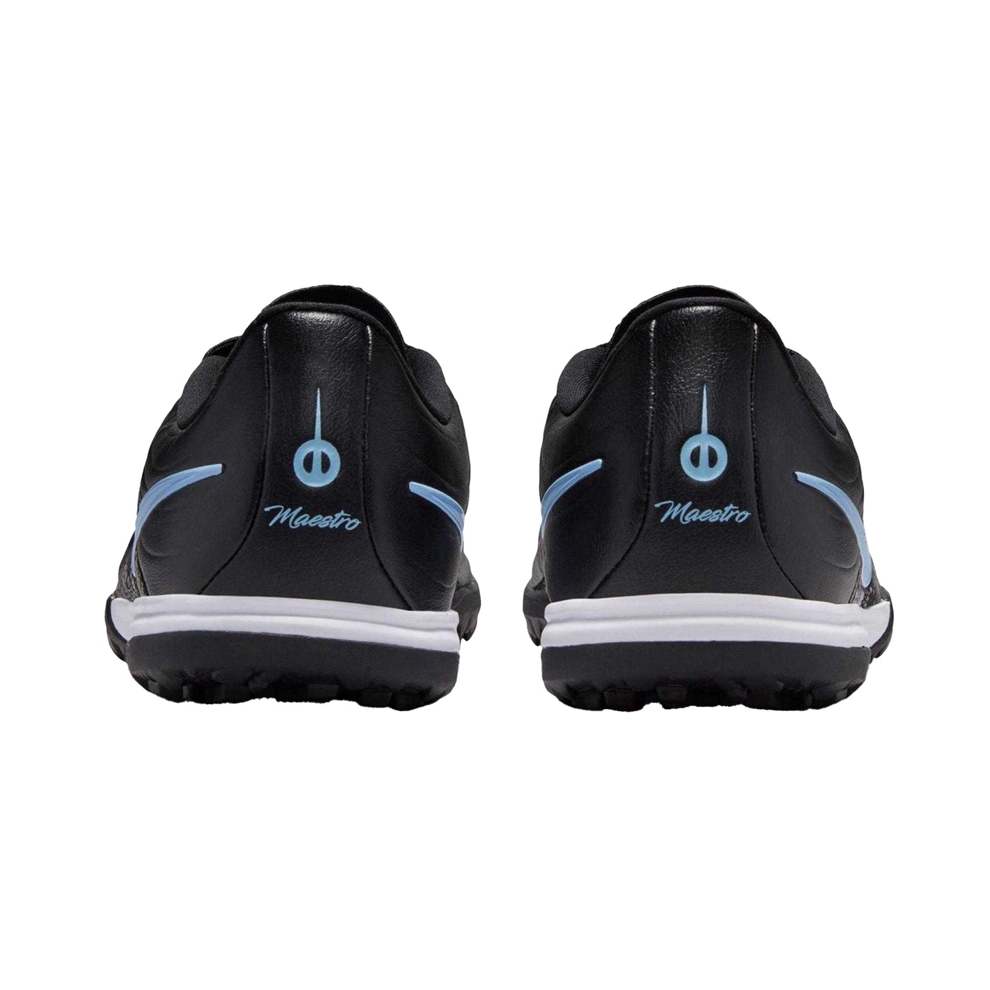 Black-Blue - Back - Nike Childrens-Kids Academy Legend Football Astro Turf Trainers