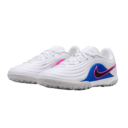 Blue-White-Pink - Pack Shot - Nike Childrens-Kids Academy Legend Football Astro Turf Trainers