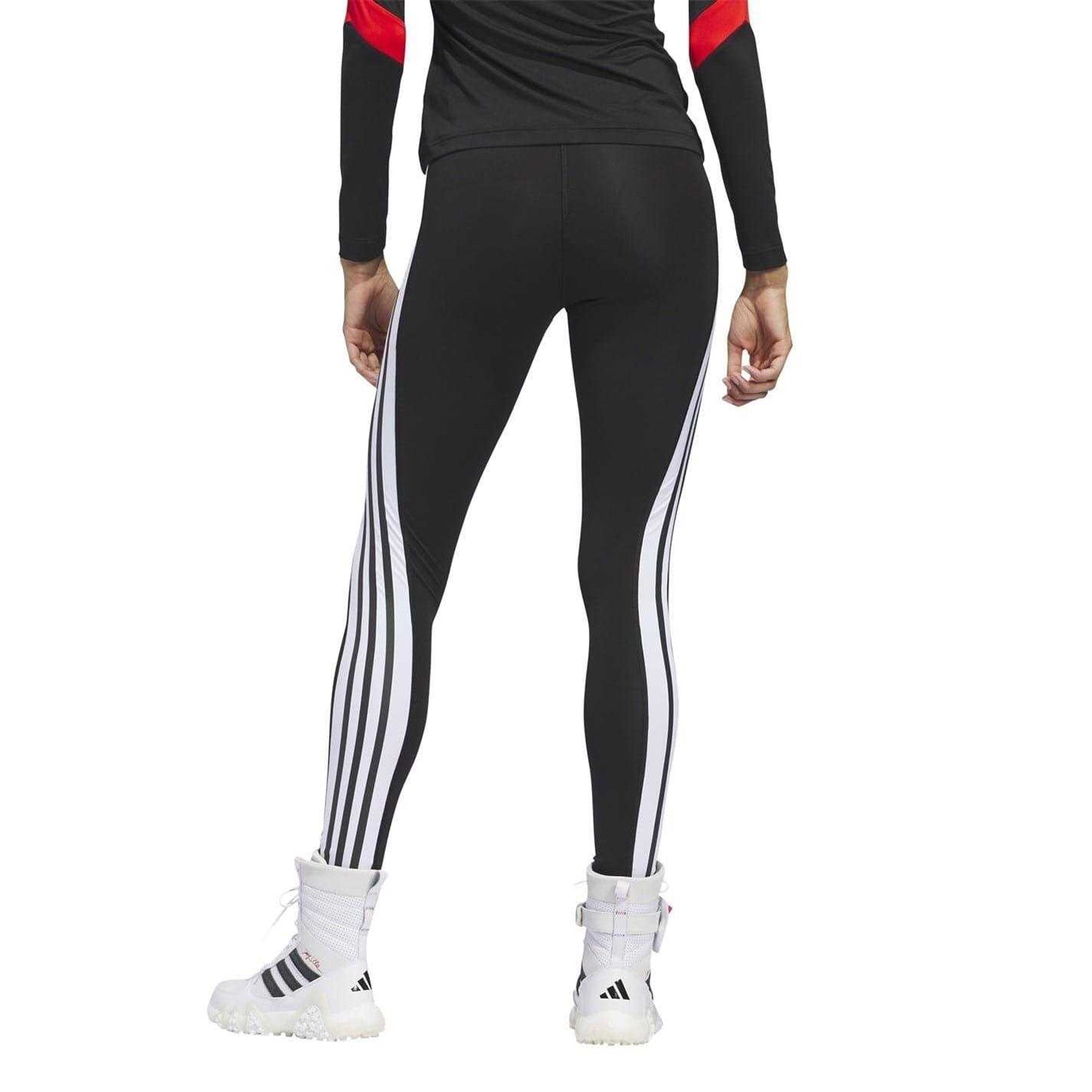 Black - Back - Adidas Womens-Ladies High Waist Leggings