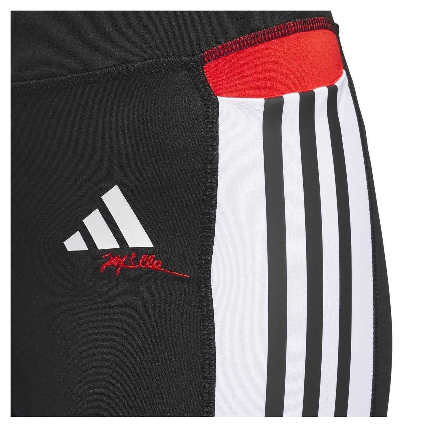 Black - Side - Adidas Womens-Ladies High Waist Leggings
