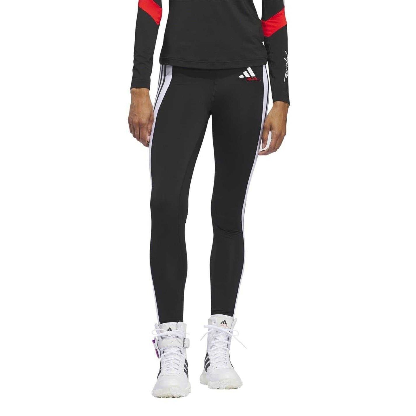 Black - Lifestyle - Adidas Womens-Ladies High Waist Leggings