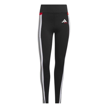 Black - Front - Adidas Womens-Ladies High Waist Leggings