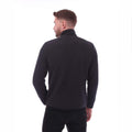 Navy - Back - Farah Mens Rush Quarter Zip Fleece Top