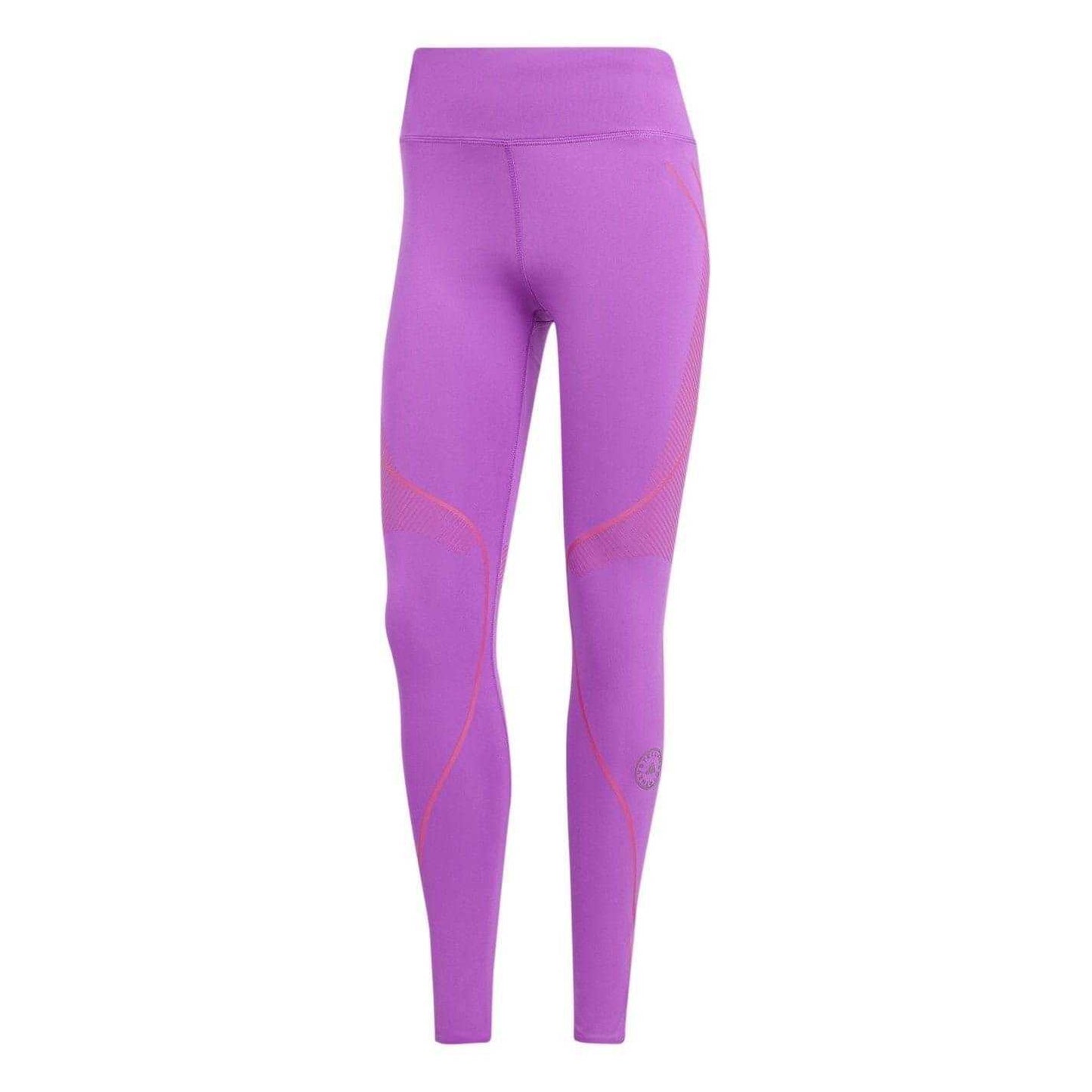Purple - Front - Adidas Womens-Ladies Stella McCartney Skinny Running Leggings