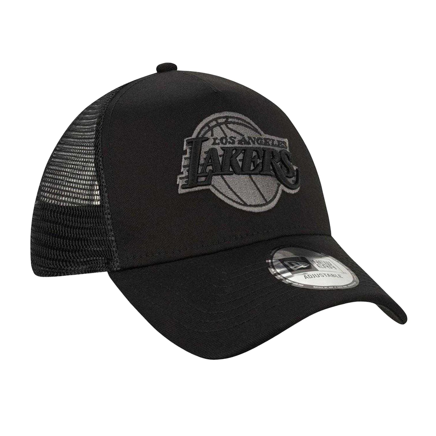 Black - Pack Shot - Los Angeles Lakers New Era Trucker Cap