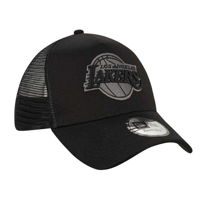 Black - Pack Shot - Los Angeles Lakers New Era Trucker Cap