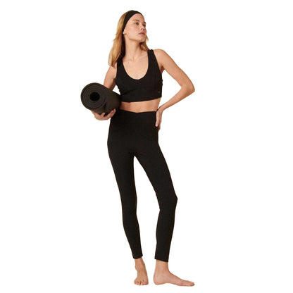 Black - Side - Nobody's Child Womens-Ladies Cross Leggings