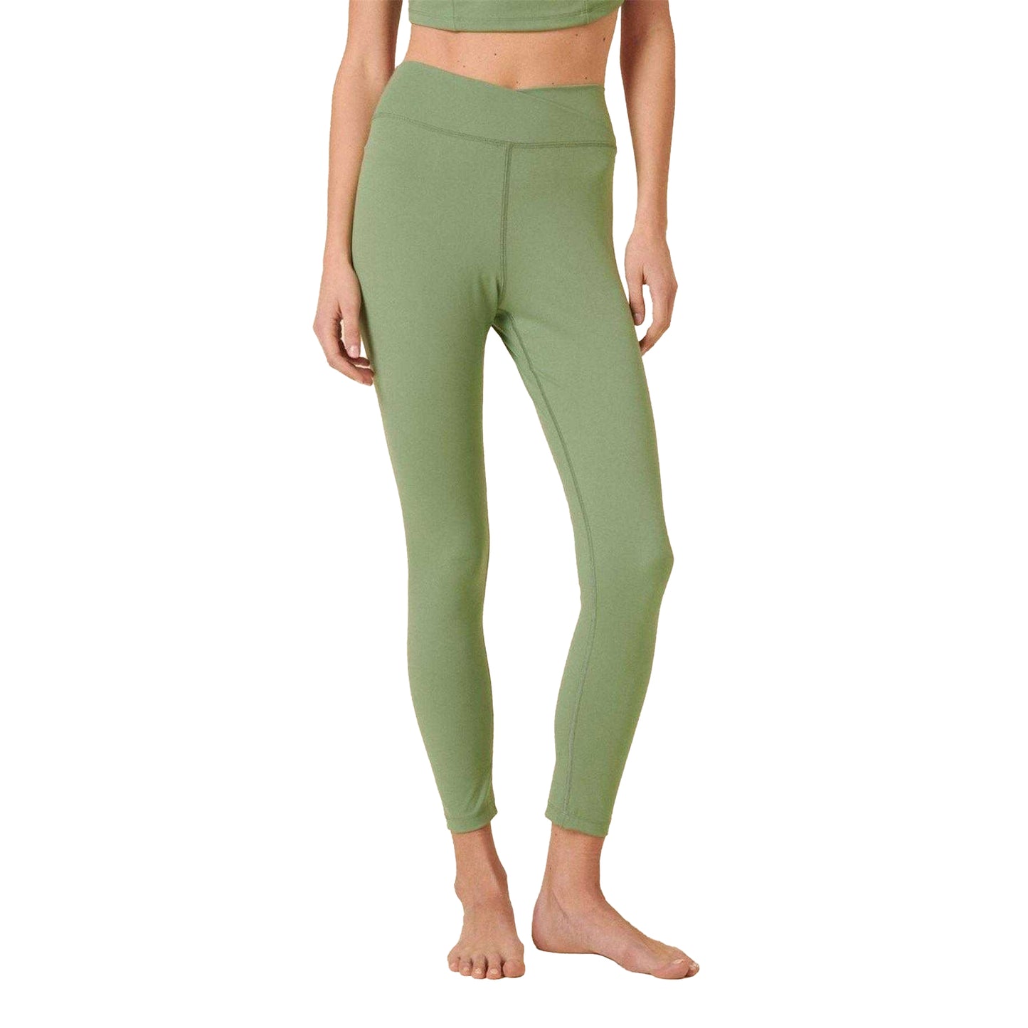 Green - Front - Nobody's Child Womens-Ladies Cross Leggings