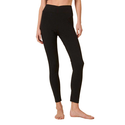 Black - Front - Nobody's Child Womens-Ladies Cross Leggings