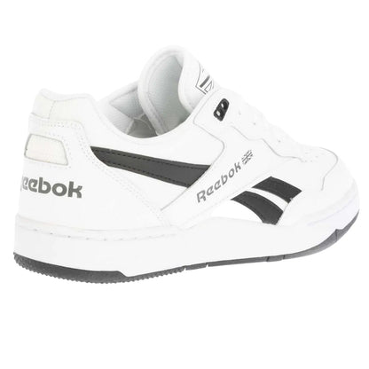 White-Black - Back - Reebok Unisex Adult Classics BB 4000 II Leather Trainers