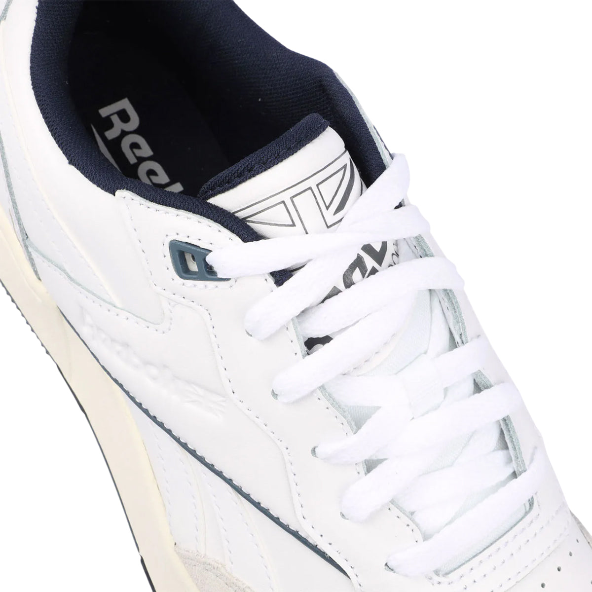 White-Navy - Lifestyle - Reebok Unisex Adult Classics BB 4000 II Leather Trainers