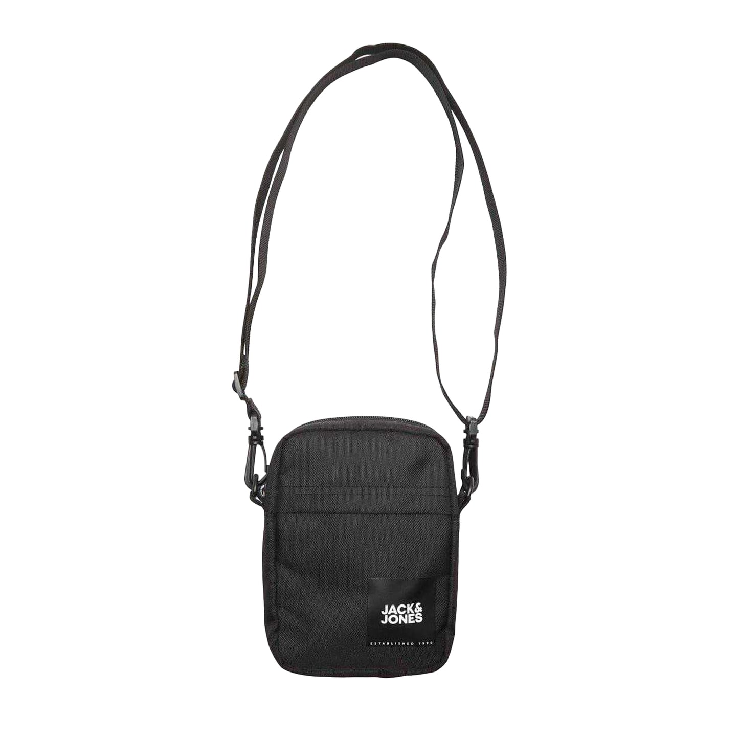 Black - Front - Jack And Jones Mens Logo Crossbody Bag