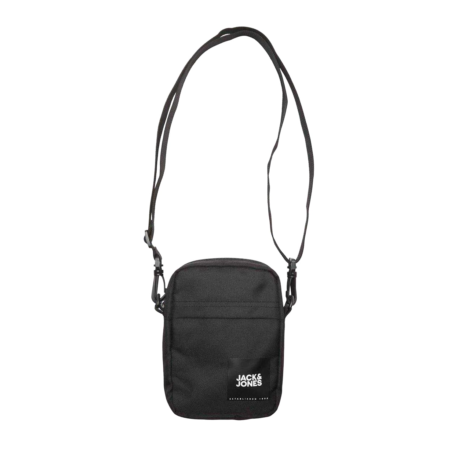 Black - Front - Jack And Jones Mens Logo Crossbody Bag
