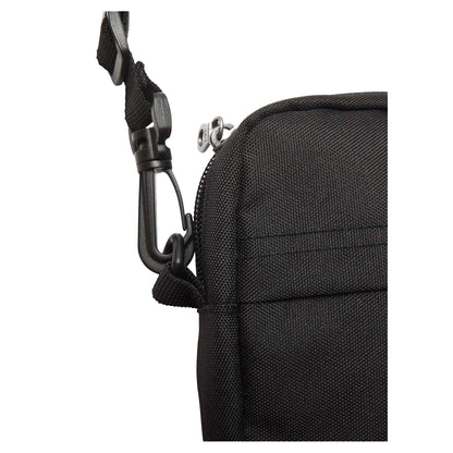 Black - Side - Jack And Jones Mens Logo Crossbody Bag