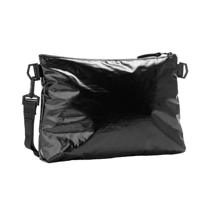 Black Melange - Back - Rains Sibu Musette Waterproof Crossbody Bag