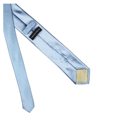 Pale Blue - Side - Twisted Tailor Mens Ellroy Tie
