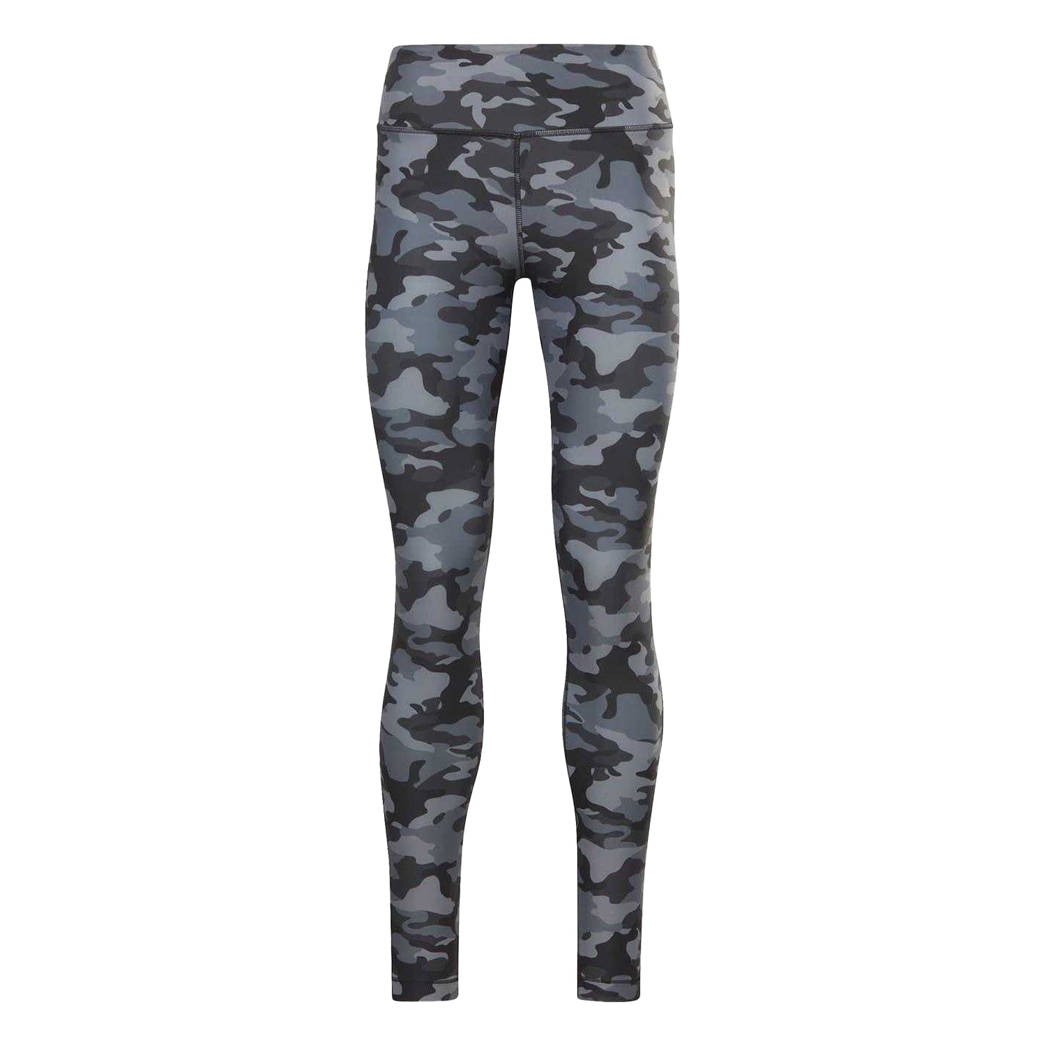 Black - Front - Reebok Womens-Ladies Camo Leggings