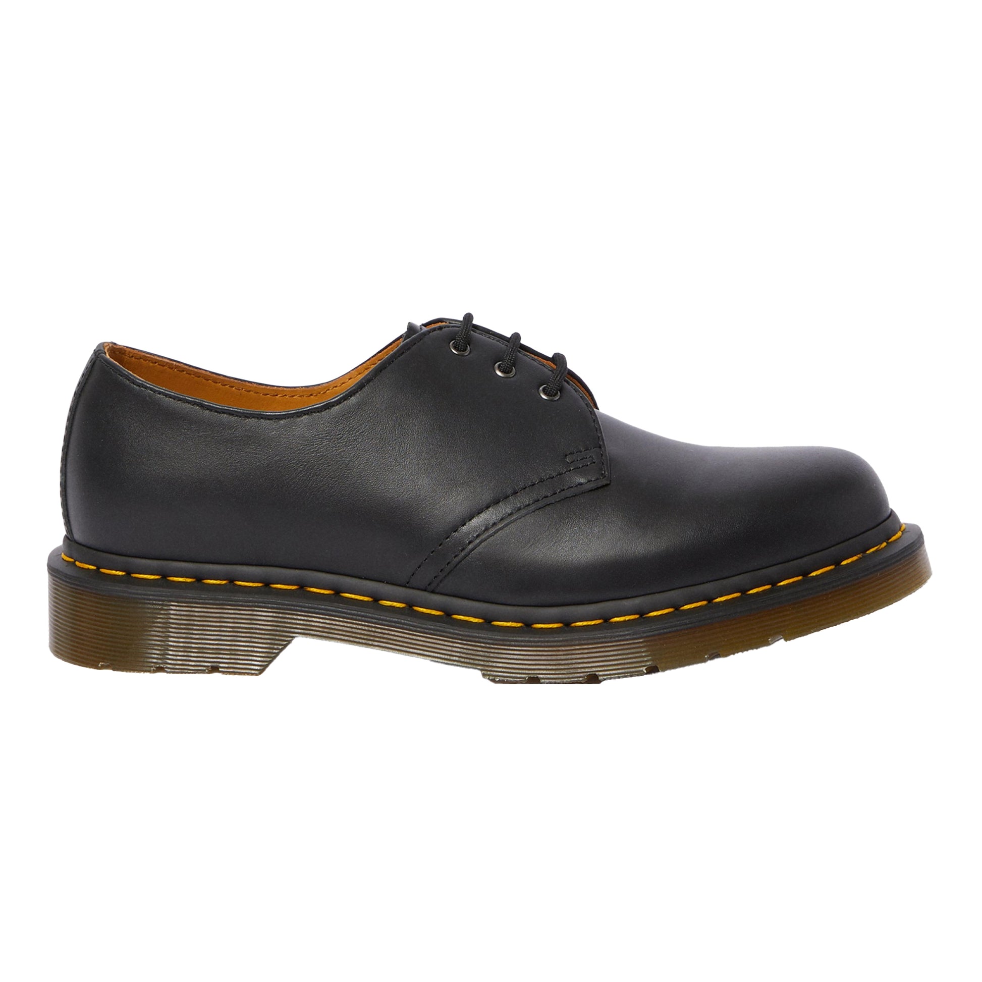 Black - Front - Dr Martens Unisex Adult Classic Leather Oxfords