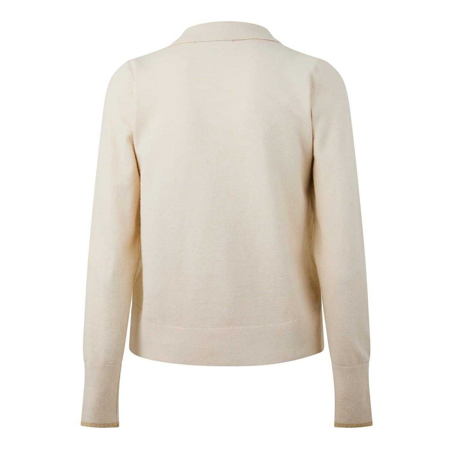 Whitecap Grey Marl - Back - Biba Womens-Ladies Full Zip Cardigan