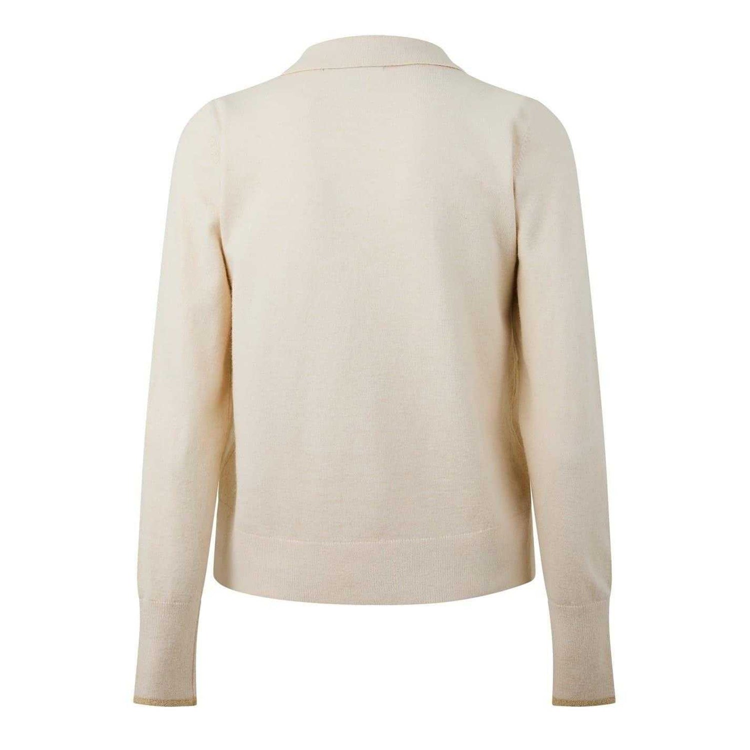 Whitecap Grey Marl - Back - Biba Womens-Ladies Full Zip Cardigan