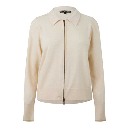 Whitecap Grey Marl - Front - Biba Womens-Ladies Full Zip Cardigan