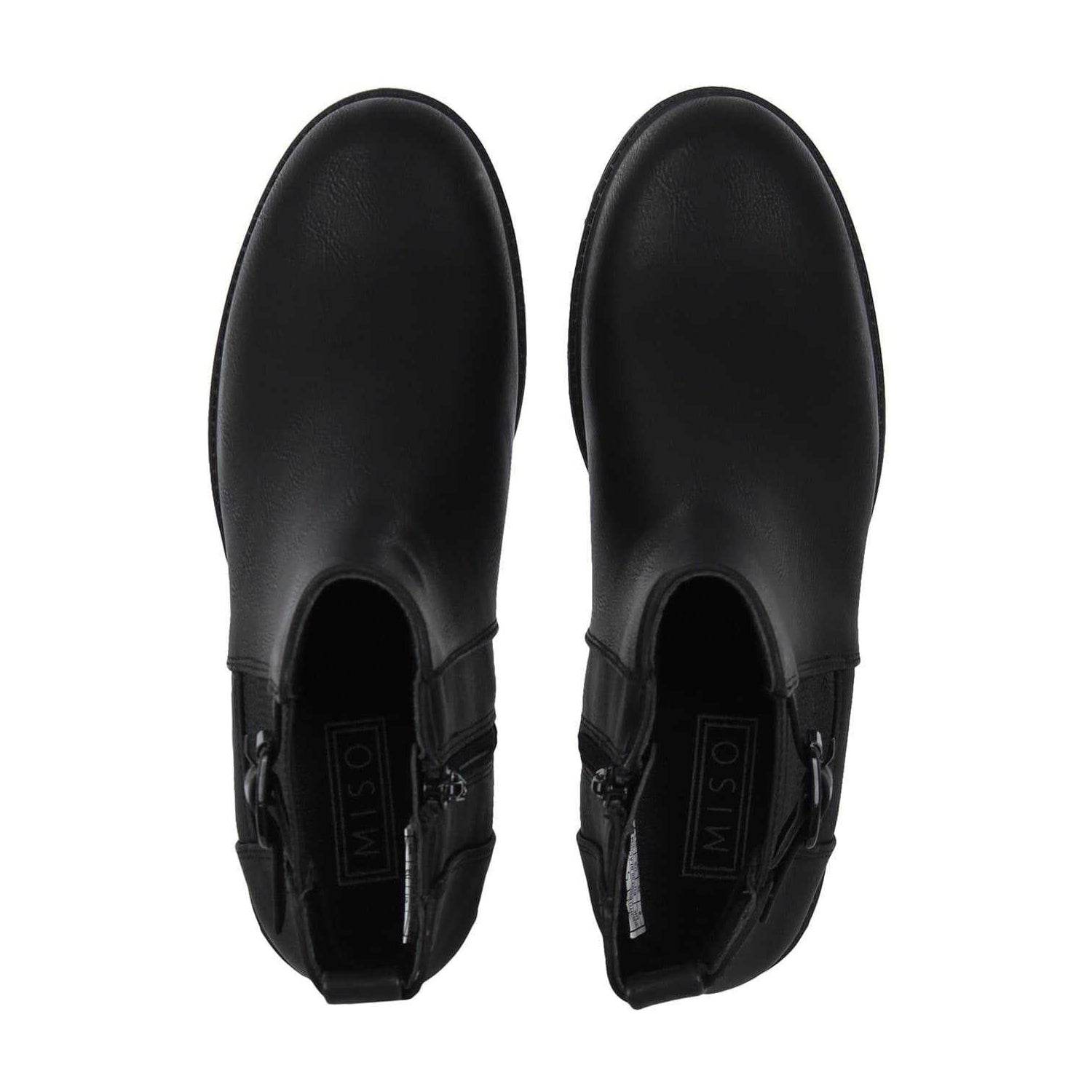 Black - Lifestyle - Miso Womens-Ladies Cojito Block Heel Ankle Boots