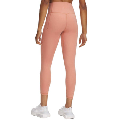 Pink - Back - Nike Womens-Ladies Plain Leggings