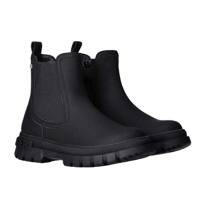Black - Lifestyle - Tommy Hilfiger Womens-Ladies Rubber Chelsea Boots