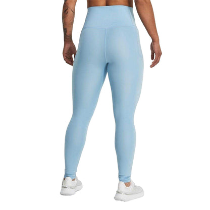 Blue - Back - Under Armour Womens-Ladies Meridian Slim Running Leggings