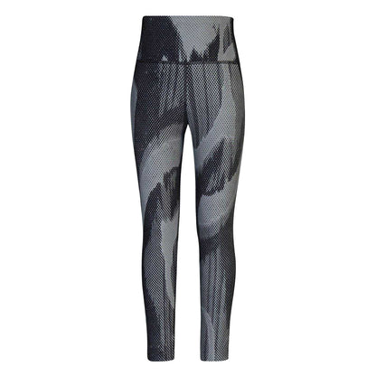 Black - Front - Reebok Womens-Ladies Abstract Skinny Leggings