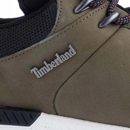 Khaki Green - Pack Shot - Timberland Mens Field Trekker Leather Walking Boots