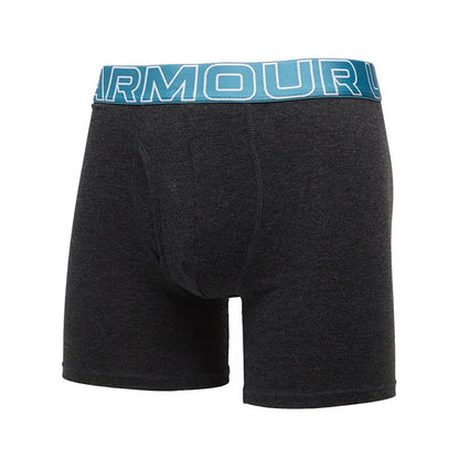 Orange-Pink-Blue - Side - Under Armour Mens Performance Boxer Briefs (Pack of 3)