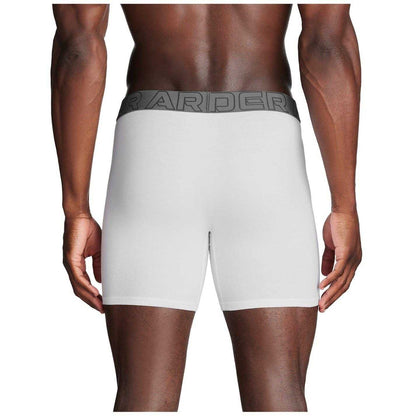 White - Back - Under Armour Mens Performance Boxer Briefs (Pack of 3)