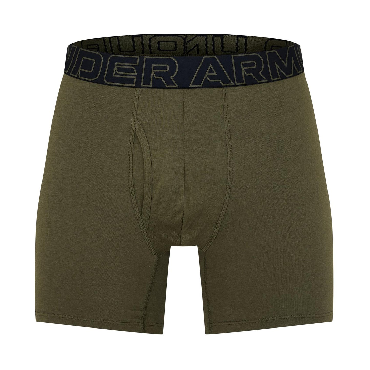 Black-Green - Lifestyle - Under Armour Mens Performance Boxer Briefs (Pack of 3)