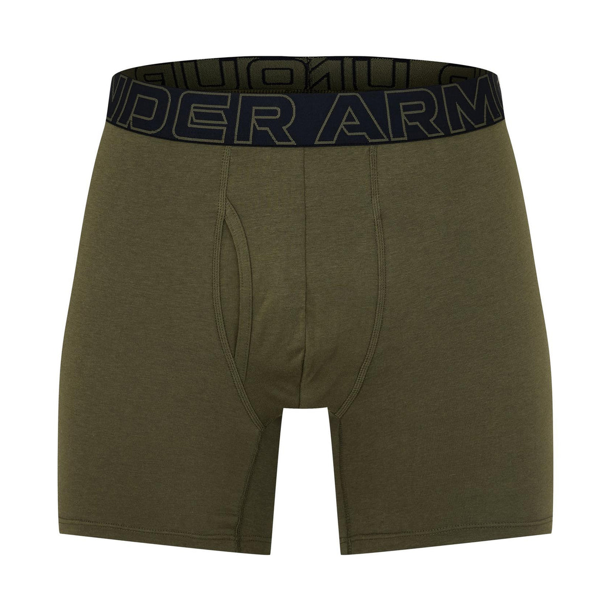 Black-Green - Lifestyle - Under Armour Mens Performance Boxer Briefs (Pack of 3)
