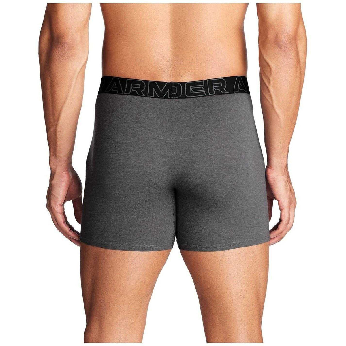 Black-Red-Grey - Back - Under Armour Mens Performance Boxer Briefs (Pack of 3)