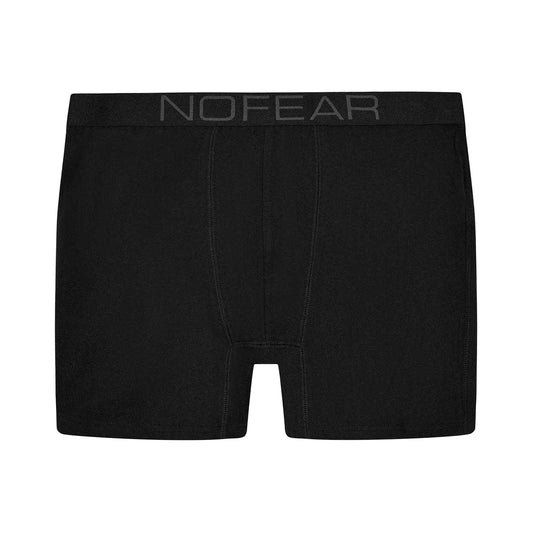 Black - Front - No Fear Mens Boxer Shorts