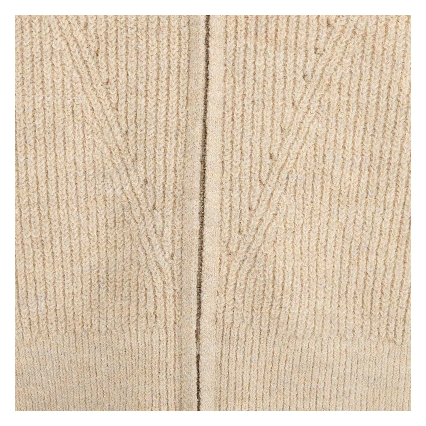 Cream - Lifestyle - Miso Womens-Ladies Ribbed Full Zip Regular Casual Cardigan