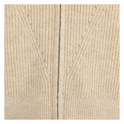 Cream - Lifestyle - Miso Womens-Ladies Ribbed Full Zip Regular Casual Cardigan