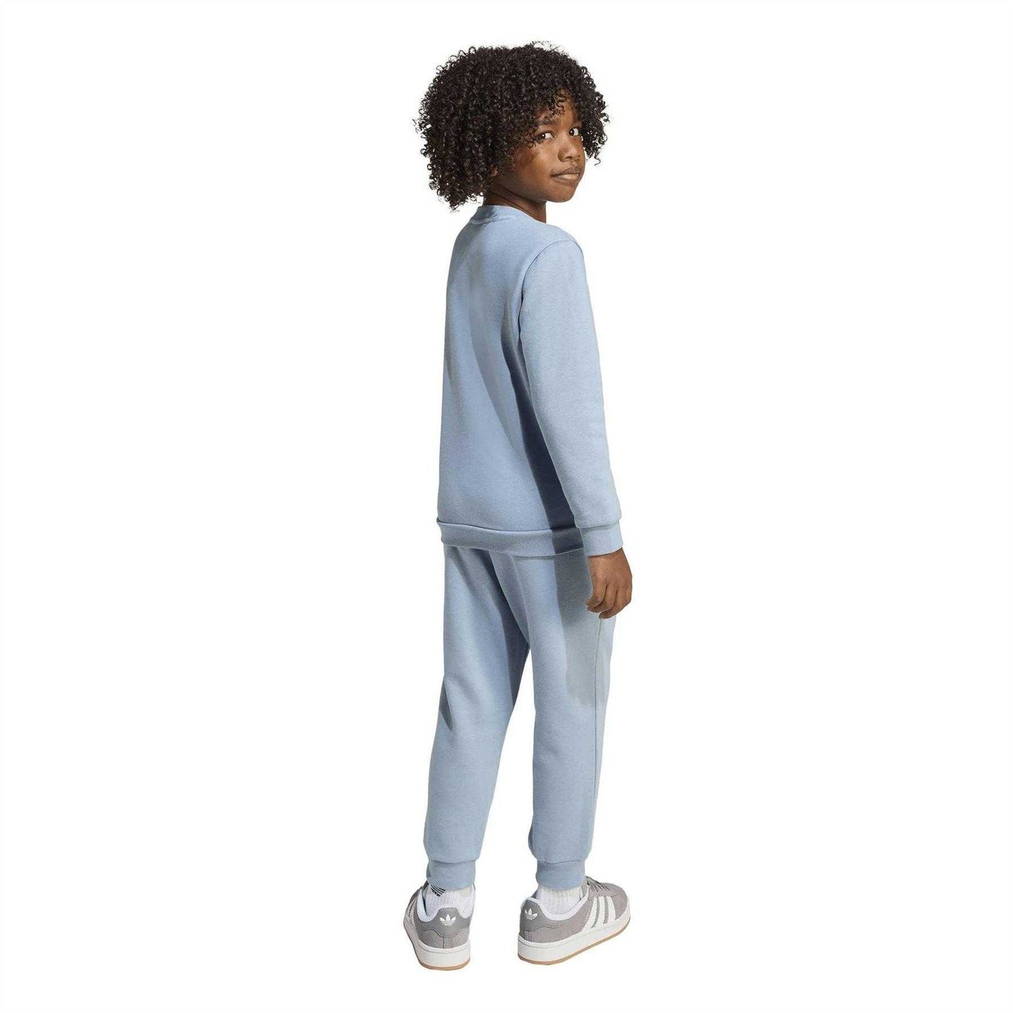 Blue - Back - Adidas Childrens-Kids Originals Top & Bottom Set
