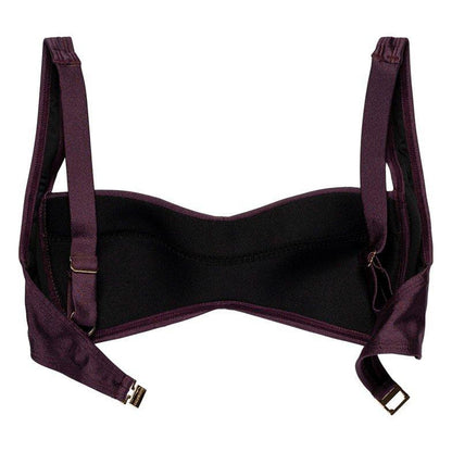 Purple - Back - Panos Emporio Womens-Ladies Bikini Top